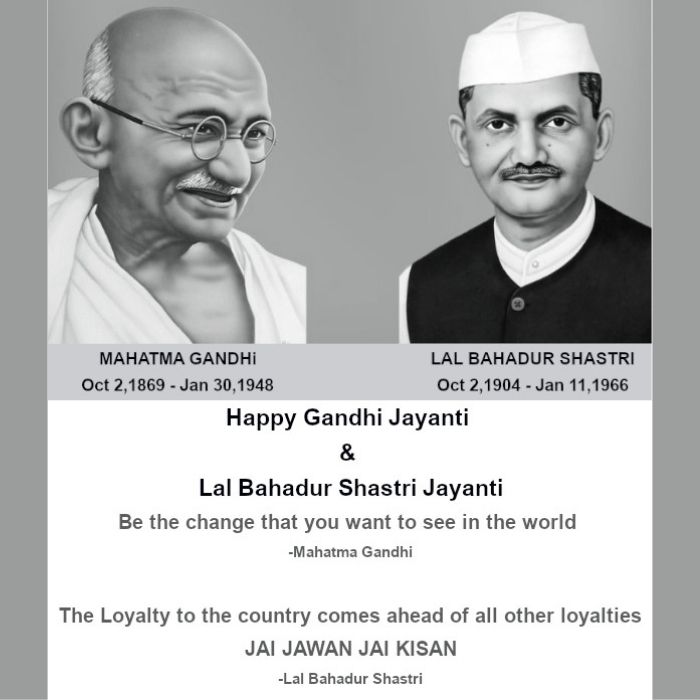 Gandhi Jayanti 2019