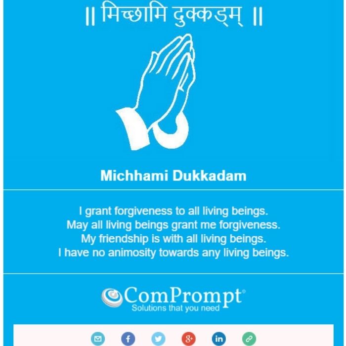 Michhami dukkadam 2018